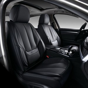 Coverado Car Seat Covers Stylish Waterproof Faux Leather - 1 of 4