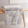 Maribelle Paisley Quilted Throw Grey - Levtex Home - 2 of 4