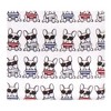 Hudson Baby Infant Boy Cotton Flannel Receiving Blankets, French Dogs, One Size - 2 of 2