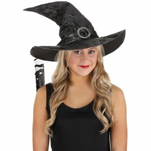 HalloweenCostumes.com One Size Fits Most Women Spooky Witch Hat for Women, Gray - 1 of 4