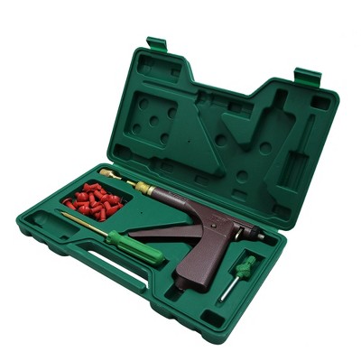 Unique Bargains Tire Plugger Tubeless Car Wheel Vacuum Tyre Repair Tool Kit without Glue 12.8" Multicolored 1PC