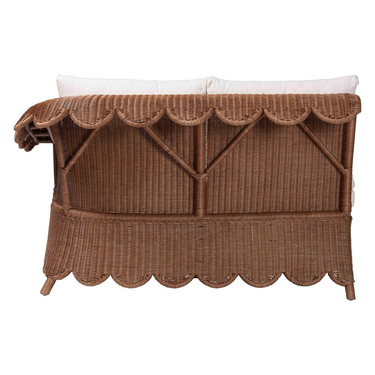 bali & pari Detta Natural Rattan 3  Piece Sectional Set Peanut Brown - thumbnail 7