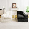 VASIP Luxury Color-Block Turtle Velvet Modular Sofa, Flexible Arrangeable Design for Single Row, Side-by-Side or Facing Layout ,for Living Room - 2 of 4