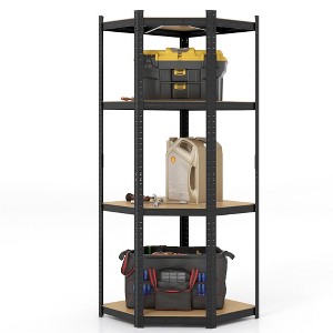 Tangkula 4-Tier Adjustable Garage Storage Utility Rack Corner Shelving Unit for Warehouse - 1 of 4