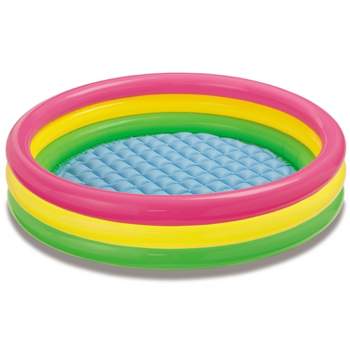 Swim Central 31084450 46 in. Classic Inflatable 6-Panel Polka Dotted Beach  Ball Swimming Pool, 1 - Food 4 Less