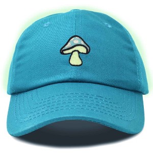 Dalix Mushroom Embroidered Fungi Magic Dad Hat Cotton Baseball Cap Adjustable Mens - 1 of 4