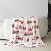 Comfort Ultra-Plush Flannel Blanket Christmas Plaid Christmas Tree. - 2 of 4