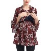 Pokkori Maternity Nursing Floral Print Blouse - 3 of 4