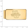 Black Bow Jewelry 10k Yellow Gold Marquette Golden Eagles NCAA Money Clip - 2 of 3