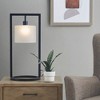 Kittery Industrial Styled (Includes LED Light Bulb) Table Lamp with Black Base and Clear Shade - Ink+Ivy - image 2 of 4