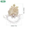 Unique Bargains Wrist Corsage Artificial Flower Elastic Band Fabric Wrist Corsage Bracelet - 3 of 4