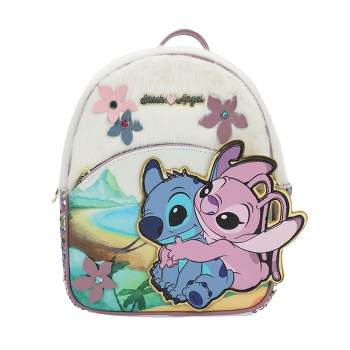 Disney Stitch Loves Angel 10.5" Mini Backpack