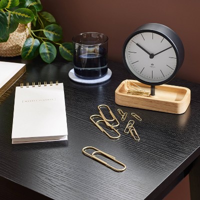 100ct Paperclips with 5ct Jumbo Clips Soft Gold - Threshold&#8482;