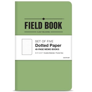 Elan Publishing Company Mini Field Book Set - Dots Text / Green Cover - 1 of 4