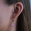 SHINE by Sterling Forever Rose Petal Short Drop Earrings - 2 of 2
