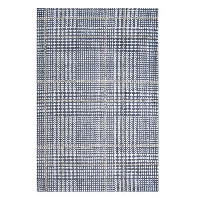 Modway Kaja Abstract Plaid 5x8 Area Rug – Contemporary Low Pile Indoor Floor Rug with Geometric Pattern