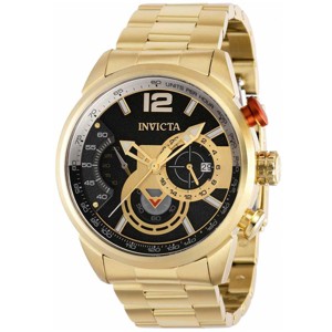 Invicta 39661 Men's Aviator Chronograph Yellow Gold Bracelet Watch - 1 of 2