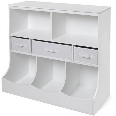 Badger Basket Combo Bin Storage Unit with Three Baskets