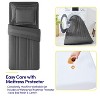 8 Piece Quilted Solid Stripe Comforter, Sheet Set and Mattress Protector Bedding Bundle by Sweet Home Collection® - 4 of 4