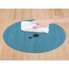 REGALWOVEN PVC Oval Kitchen Dining Table Decor Wipeable Placemats 6 Pcs - 3 of 4