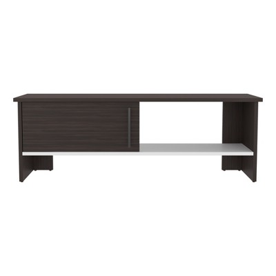 INFURNIC TV Stands and Consoles Modern Entertainment Center with Open Storage and Door for Living Room Bedroom, Multi, 53.5"*17.3"*3.9"
