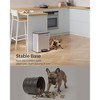 SONGMICS Kitchen Trash Can, 5.2-Gallon (20L) Garbage Can with Lid, Stainless Steel, Soft Close and Stays Open - 4 of 4