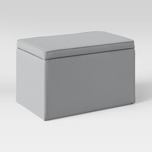 Double Storage Ottoman Dark Gray - Room Essentials™