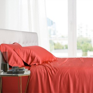 Egyptian Linens Split King Adjustable Bed Sheets - 100% Bamboo Viscose - 1 of 4