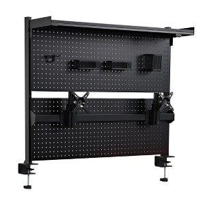 EUREKA ERGONOMIC,Aegispeg Board ,43.31" W x 11.42" D x 34.17" H，Black - 1 of 4