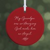 So Amazing God Made An Angel Personalized Round Ornament - 2 of 4