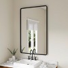 Flash Furniture Ava Metal Deep Framed Wall Mirror - Large Accent Mirror for Bathroom, Entryway, Dining Room, & Living Room - 2 of 4