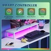 GALAXHERO 66 Inch L-Shaped Gaming Desk, Corner Computer Desk with Storage Drawers, Power Outlets & LED Lights, Office/Gaming Desk for Bedroom - 4 of 4