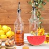 20 Pcs 32 oz Plastic Long Neck Bottles with Pourer and Caps, Juice Pour Bottles with Stainless Steel Pourer - 3 of 4