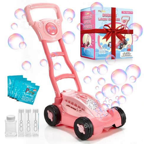 Playbees Bubble Lawn Mower For Girls Birthday Gifts For Preschool Toddlers Girls Kids Age 3 4 5 Target