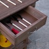 VYNXARIA  36'' Wooden Potting Bench ¨C Mobile Work Table with Sink, Drawer & Ample Storage! - 3 of 4