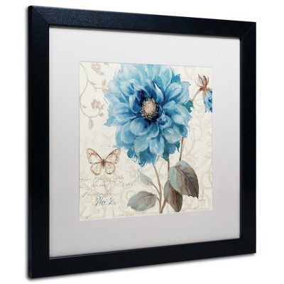 Lisa Audit 'A Blue Note II' Matted Framed Art