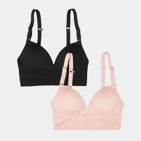 A Fresh Collection Juniors Confidence Boost Seamless Push Up Bra 2 Pack ...