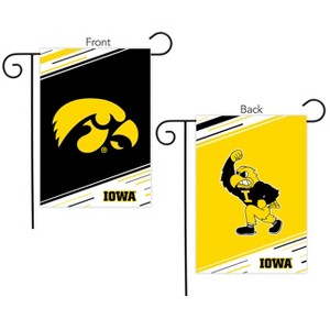 University of Iowa NCAA Licensed Double-Sided Garden Flag 12" x 18" Briarwood Lane - 1 of 3