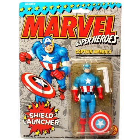 Marvel Super Heroes Captain America Action Figure With Shield Launcher 1993 Target - iron man morph roblox