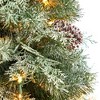 Nearly Natural 4-ft English Pine Tree with 100 Warm White LED Lights and 413 Bendable Branches in Decorative Urn - 4 of 4