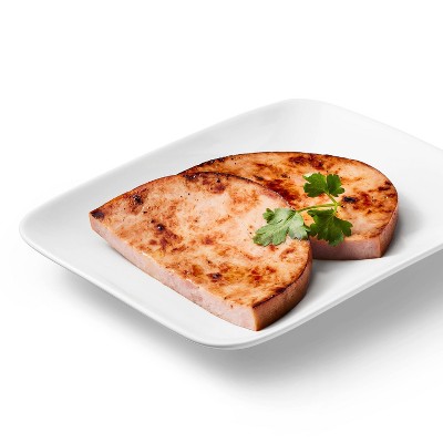Hickory Smoked Uncured Ham Steak - 8oz - Good & Gather™