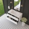 Whisen Floating Wall-Mounted Bathroom Vanity with Resin Sink, Water-Resistant Timber Cabinet and 2 Storage Drawers - 2 of 4