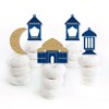 Big Dot of Happiness Ramadan - Dessert Cupcake Toppers - Eid Mubarak Clear Treat Picks - Set of 24 - 2 of 4