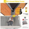 Aivituvin Wooden Insulated Dog House| Weatherproof, Spacious for Small to Large Dogs-AIR7010-IN - 3 of 4