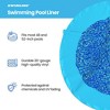 Swimline Round Overlap Above Ground Pool Liner Standard Gauge with Swirl Bottom Design and LamiClear Protection Against Fading, Blue - image 2 of 4