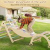 5 in 1 Pikler Triangle Set, Baby Climbing Toy Indoor Playground, Montessori Learning Toy with Arch, Ramp, and Climbing Triangle - 3 of 4