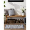 Design Imports Modern Dobby Stripe - French Blue - 2 X 3 Ft - 4 of 4