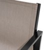 Crestlive Products Swivel Bar Stools Set of 2 Indoor Outdoor Bar Height Chairs with Sunbrella Fabric and Aluminum Frame - 2 of 4