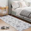 Washable Vintage Paisley Print Rug, Soft Low-Pile Non-Slip Indoor Area Rug, Non-Shedding Retro Distressed Accent Carpet for Living Room, Bedroom - 3 of 4
