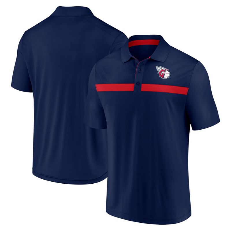 MLB Cleveland Guardians Men's Polo T-Shirt, 1 of 4